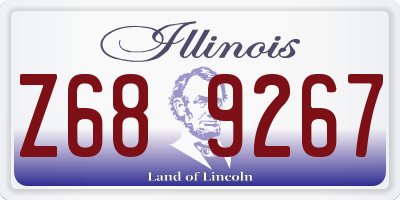 IL license plate Z689267
