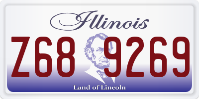 IL license plate Z689269