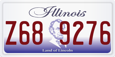 IL license plate Z689276