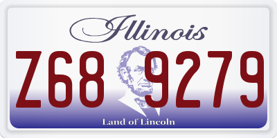 IL license plate Z689279