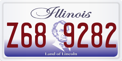 IL license plate Z689282
