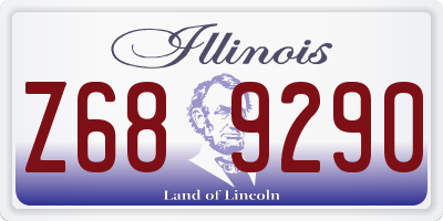 IL license plate Z689290