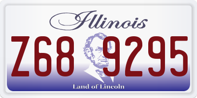 IL license plate Z689295