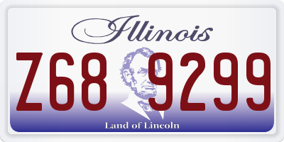 IL license plate Z689299