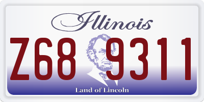 IL license plate Z689311