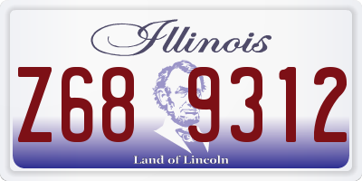 IL license plate Z689312