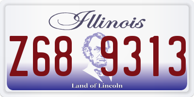 IL license plate Z689313