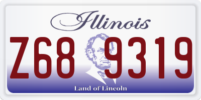 IL license plate Z689319