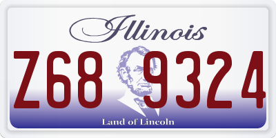 IL license plate Z689324