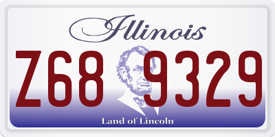 IL license plate Z689329