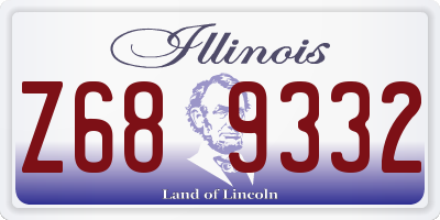 IL license plate Z689332