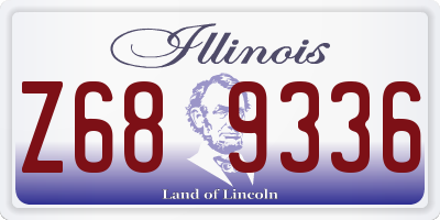IL license plate Z689336