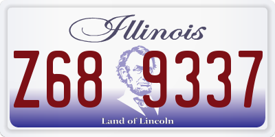 IL license plate Z689337