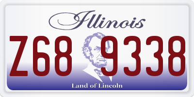 IL license plate Z689338