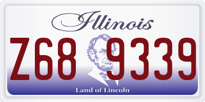 IL license plate Z689339
