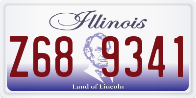 IL license plate Z689341