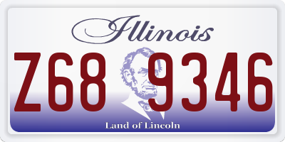 IL license plate Z689346