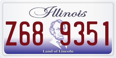IL license plate Z689351