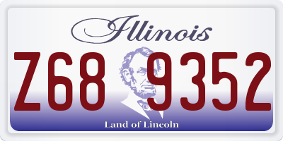 IL license plate Z689352