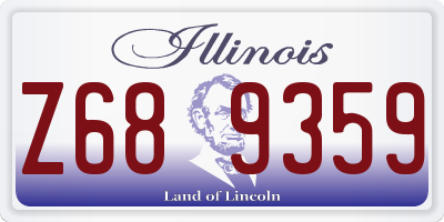 IL license plate Z689359
