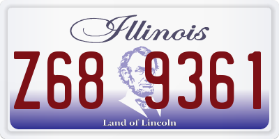 IL license plate Z689361