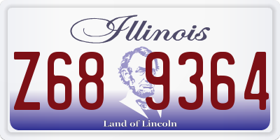 IL license plate Z689364