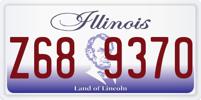 IL license plate Z689370