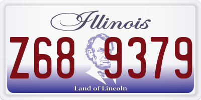 IL license plate Z689379