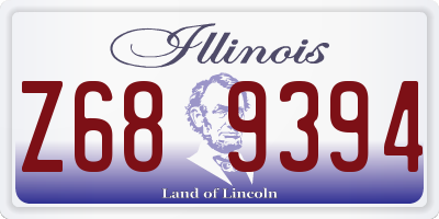 IL license plate Z689394