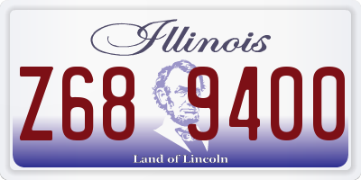 IL license plate Z689400