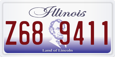 IL license plate Z689411