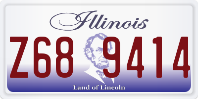 IL license plate Z689414