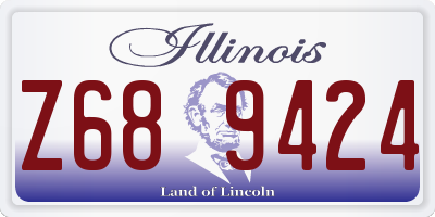 IL license plate Z689424