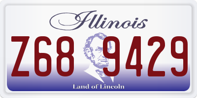 IL license plate Z689429
