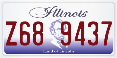 IL license plate Z689437