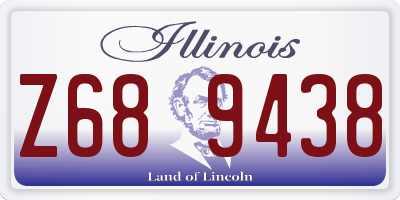 IL license plate Z689438