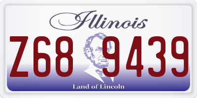 IL license plate Z689439
