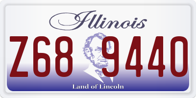 IL license plate Z689440