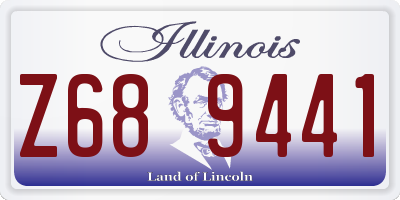 IL license plate Z689441