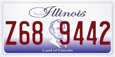 IL license plate Z689442