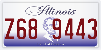 IL license plate Z689443