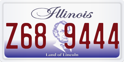 IL license plate Z689444