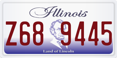 IL license plate Z689445
