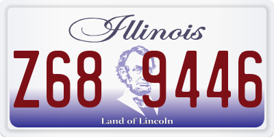 IL license plate Z689446