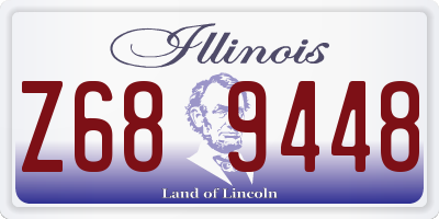 IL license plate Z689448