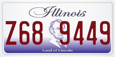 IL license plate Z689449