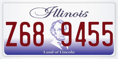 IL license plate Z689455