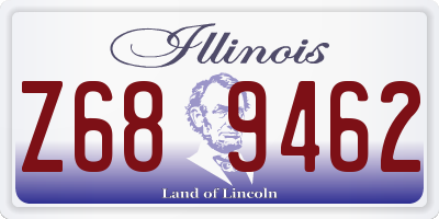 IL license plate Z689462