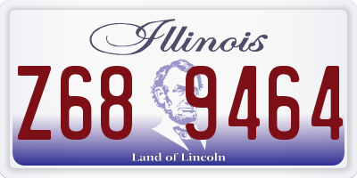 IL license plate Z689464