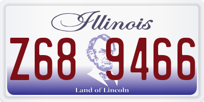 IL license plate Z689466